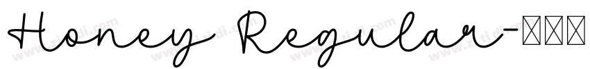Honey Regular字体转换